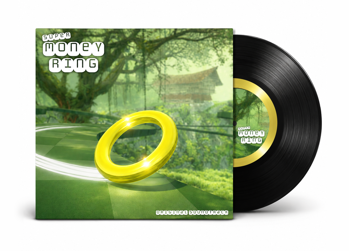Concept image of a Matthizzone physical album and disc